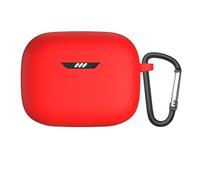 Funda para Auriculares Compatible con JBL Tune Buds, Funda de Silicona para Auriculares Funda de Auriculares Ear Buds Box Auriculares Bluetooth Bolsa de Almacenamiento (sólo el Caso) (Rojo)