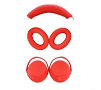 Funda para auriculares compatible con Sony WH1000XM4, fácil de desmontar y limpiar, uso cómodo (rojo)