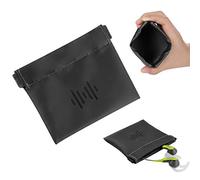 Funda para Auriculares Deportivos Geekria, Estuche Protector para Auriculares intrauditivos, Bolsa de Viaje Compatible con Anker SoundBuds Sport, EP-B13, Jabra Wave, Stealth (Negro)