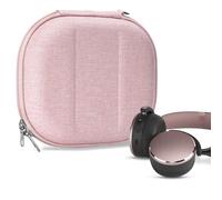 Funda para Auriculares Geekria Nova Shield Compatible con AKG Y50BT, Y400 inalámbricos, Y45BT inalámbricos, N60NC, Y500 y más, Bolsa de Viaje rígida de Repuesto con Almacenamiento de Cable (Rosa)