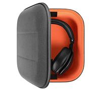 Funda para Auriculares Geekria Shield Compatible con Audio-Technica ATH-M50X, Funda ATH-GDL3, Bolsa de Viaje con Carcasa rígida de Repuesto con Almacenamiento de Cable (Microfibra Gris)