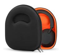 Funda para Auriculares Geekria Shield Compatible con Sony WH-1000XM5, WH-1000XM4, MDR-XB950BT, WH-CH720N, Bolsa de Viaje rígida de Repuesto con Almacenamiento de Cables (Negro)