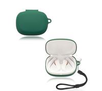 Funda para auriculares JBL Endurance Peak 4, funda protectora de silicona suave yystao compatible con JBL Endurance Peak 4, con cordón, a prueba de polvo, a prueba de golpes y duradera, color verde