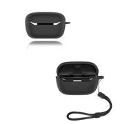 Funda para auriculares JBL Endurance Race 2, funda de silicona suave yystao compatible con JBL Endurance Race 2, con cordón, a prueba de polvo, a prueba de golpes y duradera, color negro