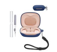 Funda para auriculares JBL Sense Lite, duradera y respetuosa con el medio ambiente, con orificios precisos y compatibilidad de carga, resistente a los golpes, tacto cómodo, color azul