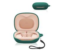 Funda para auriculares JBL Sense Lite, funda de silicona suave yystao compatible con JBL Sense LITE, con cordón, a prueba de polvo, a prueba de golpes y duradera, verde