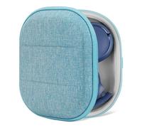 Funda para Auriculares on-Ear Geekria Shield Compatible con JBL Tune 510BT, 660NC, 560BT, 500BT y más: Bolsa de Transporte rígida con Almacenamiento de Cables (Azul Claro)