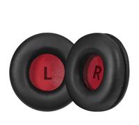 Funda para auriculares Oneodio Pro10 Mixing DJ - para material de esponja suave de alta calidad, aislamiento de ruido mejorado, negro y rojo, 10 x 11 x 3 cm (negro rojo)