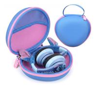 Funda para auriculares para niños compatible con auriculares eKids Disney Stitch/JoySpark/VibeTune/EarFun (solo caja) (azul-morado)