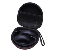 Funda para Auriculares para niños Compatible con iClever HS19/BTH12/noot Products/EarFun/Candy Bila/IMYB - Auriculares Plegables para niños (Negro), Solo Funda