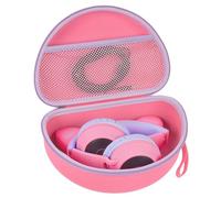 Funda para Auriculares Riwbox CT-7 Rosa/para Jack CT-7S Cat Green de 3,5 mm, para iClever IC-HS01/para Picun/para FosPower, Auriculares inalámbricos Bluetooth sobre la Oreja, Solo Caja, Color Rojo