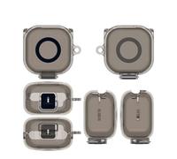 Funda para auriculares Sony LinkBuds Clip WF-LC900, accesorios para auriculares inalámbricos, funda protectora suave de TPU antideslizante con gancho, funda a prueba de golpes y polvo (gris