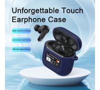 Funda para auriculares SUSUchens, a prueba de golpes, totalmente de silicona antiarañazos, con gancho, compatible con JBL Tour Pro2White.