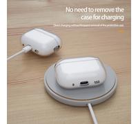 Funda para auriculares SUSUchens para Airpods Pro2, cubierta de TPU transparente a prueba de golpes, anticaídas, antiarañazos, antihuellas,