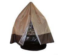 Funda para balancín de columpio al aire libre con tela Oxford 210D ventilada para proteger la silla de suspensión del sol, la lluvia, el polvo y los desechos ambientales (230 x 200 cm)