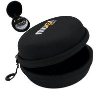 Funda para Baliza V16 Homologada Dgt Rígida Antigolpes No Incluye Luz de Emergencia Coche Cremallera Cinta Interior de Sujección Moto Estuche Compacto Para Guardar Billetes Llaves Luces en Guantera