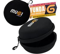 Funda para Balizas V16 Universal Rígida Antigolpes - No Incluye Luz de Emergencia Coche - Cremallera Cinta Interior Sujección Moto Estuche Compacto Para Guardar Billetes Llaves Luces Guantera 12x7cm.