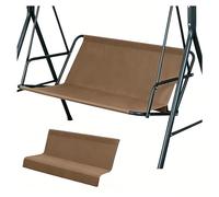 Funda para Banco de Columpio Tela Oxford Gruesa 600D Recambio Balancin Jardin Impermeable, Resistente a los Rayos UV para Porche Patio Exterior,Coffee-85×48×48cm