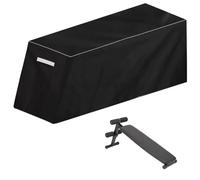 Funda para banco de ejercicios - Protector antipolvo para exteriores Cubierta protectora de tabla para abdominales - Protección exterior de la lluvia y el sol Cubiertas para equipos de ejercicio para