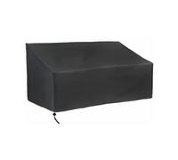 Funda para banco de jardín de 3 plazas, funda para banco de patio exterior a prueba de polvo, anti-UV, impermeable, cortavientos, tela Oxfor