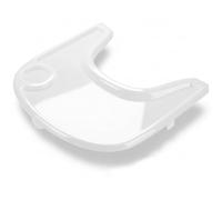 Funda para bandeja de trona compatible con Stokke Tripp Trapp - transparente | Sin BPA, diseño a presión, fuerte succión y superficie fácil de limpiar