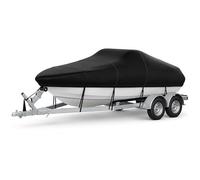 Funda para Barco para Boston Whaler 170 Super Sport 2021 2022 2023 2024 2025 2026+, 210D Oxford Anti UV, Cubierta Impermeable con Correas Ajustables, Almacenamiento y Transporte
