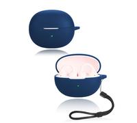 Funda para Baseus Bass BC1 Auriculares yystao Funda de Silicona Suave Compatible con Baseus Bass BC1 Con Cordón A Prueba de Polvo a Prueba de Golpes y Duradero, Azul