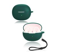 Funda para Baseus Bass BC1 Auriculares yystao Funda de Silicona Suave Compatible con Baseus Bass BC1 Con Cordón A Prueba de Polvo Resistente a Golpes y Duradero, Verde