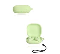Funda para Baseus Bass BF1 Auriculares yystao Funda de Silicona Suave Compatible con Baseus Bass BF1 Con Cordón A Prueba de Polvo Resistente a Golpes y Duradero, Verde