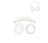 Funda para Baseus Bowie H1 Pro yystao Auriculares Almohadillas Compatible con Baseus H1 Pro, Funda para Diadema para Baseus H1 Pro, 2 en 1 Protección integral, Antigoteo, Resistente al Sudor,Blanco
