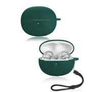 Funda para Baseus Bowie MC1 Pro Auriculares yystao Funda de Silicona Suave Compatible con Baseus MC1 Pro Con Correa para Collar, A Prueba de Polvo, Resistente a Golpes y Durable, Verde