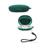 Funda para Baseus Eli Series Sport 1 Auriculares, yystao Funda de Silicona Suave Compatible con Baseus Eli Series Sport 1, con Cordón, A Prueba de Polvo, Resistente a Golpes y Duradero, Verde