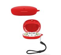 Funda para Baseus Eli Series Sport 1 Auriculares, yystao Funda Suave Silicona Compatible con Baseus Eli Series Sport 1, con Cordón, Resistente al Polvo, Resistente a Golpes y Duradero, Rojo