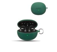Funda para Baseus Inspire XC1 Wireless Headphones,daunke Funda blanda de silicona suave con hebilla redonda, protección completa, verde