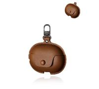 Funda para Baseus MC1 Pro Wireless Earbuds, yystao PU Cuero Funda Compatible con Baseus MC1 Pro, con mosquetón, a prueba de polvo, a prueba de golpes y duradera
