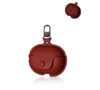 Funda para Baseus MC1 Pro Wireless Earbuds, yystao PU Cuero Funda Compatible con Baseus MC1 Pro, con mosquetón, a prueba de polvo, a prueba de golpes y duradera