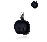 Funda para Baseus MC1 Pro Wireless Earbuds, yystao PU Cuero Funda Compatible con Baseus MC1 Pro, con mosquetón, a prueba de polvo, a prueba de golpes y duradera