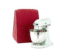 Funda para batidora de pie a prueba de polvo con bolsa organizadora para batidora KitchenAid para mantener limpia y segura (rojo)
