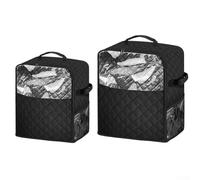 Funda para batidora de pie, compatible con bolsa de almacenamiento de 6/7/8 cuartos de galón con bolsillos, a prueba de polvo, fácil ajuste, encimeras de cocina