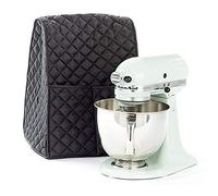 Funda para batidora de pie con bolsa organizadora para mezclador KitchenAid para mantener limpio y seguro (Negro)