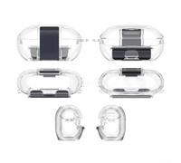 Funda para Beats Solo Buds para golpes, ABS, transparente, resistente a los arañazos, ligera, fina, con ajuste preciso, protección diaria (transparente)