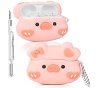 Funda para Beats Studio Buds/Buds Plus Auriculares | Silicona Protectora Cubierta | con Kit de Limpieza y Mosquitón | Diseño de Piel de Varios Estilos | Estuche para Chicos Niña Adolescente