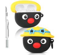 Funda para Beats Studio Buds/Buds Plus Auriculares | Silicona Protectora Cubierta | con Kit de Limpieza y Mosquitón | Diseño de Piel de Varios Estilos | Estuche para Chicos Niña Adolescente