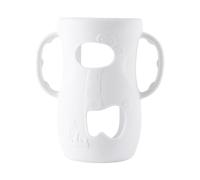 Funda Para Biberón de Vidrio | Funda Con Asas Dobles Para Bote Infantil | Accesorio Alimentación Anticaídas y Antideslizante Para Niños Niñas Bebés y Preescolares