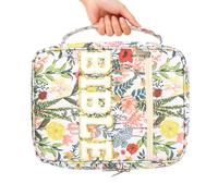 Funda para Biblia - Bolsa Grande Con Asa | Estuche Para Biblia Floral De Transporte Y Almacenamiento | Para Niñas Iglesia Escuela Universidad Oficina Viaje Papelería Cumpleaños Navidad