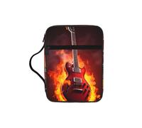 Funda para Biblia para mujer (guitarra eléctrica de llama)