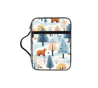 Funda para Biblia para mujer (oso del bosque de invierno)
