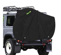 Funda para bicicleta de 2 a 3 bicicletas, funda protectora para bicicleta de autocaravana, portabicicletas trasero,funda para bicicleta eléctrica, Oxford 600D, negro (210*110*110CM)