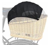 Funda para bicicleta de poliéster de 60 x 38 cm, 100 g, plegable, transpirable, canopy para transportador de mascotas, resistente al viento, a prueba de polvo, para viajes