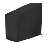 Funda para bicicleta estática vertical de 123 x 58 x 113 - 142 cm, tela Oxford 210D, resistente a los rayos UV y al sol, para máquinas de ciclismo de interior, incluye bolsa de almacenamiento